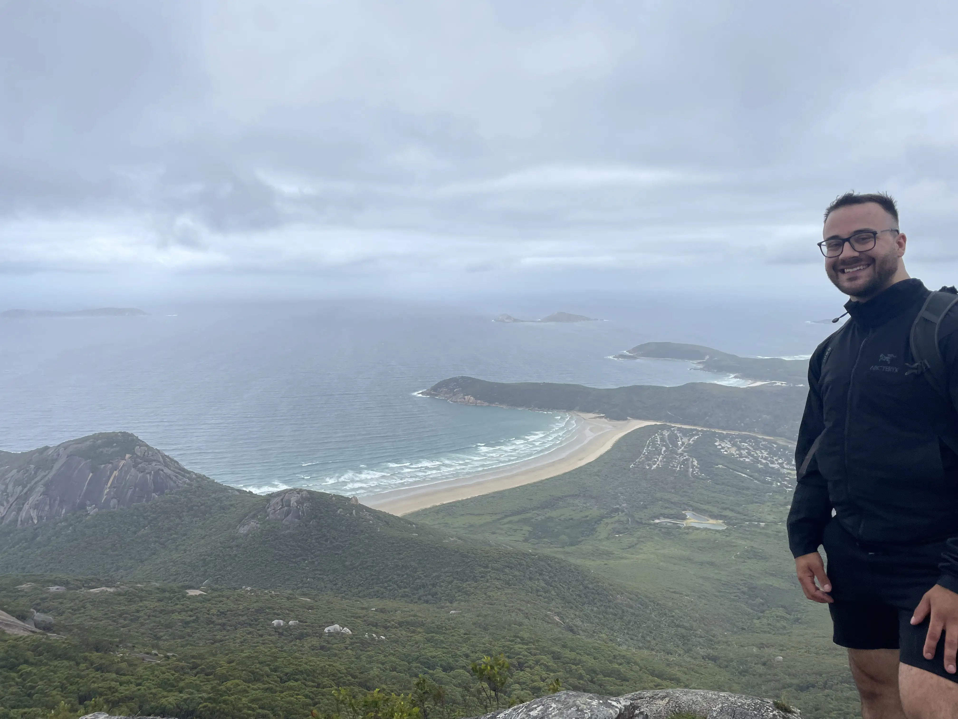 Wilsons Promontory coast and mountains during a travel break