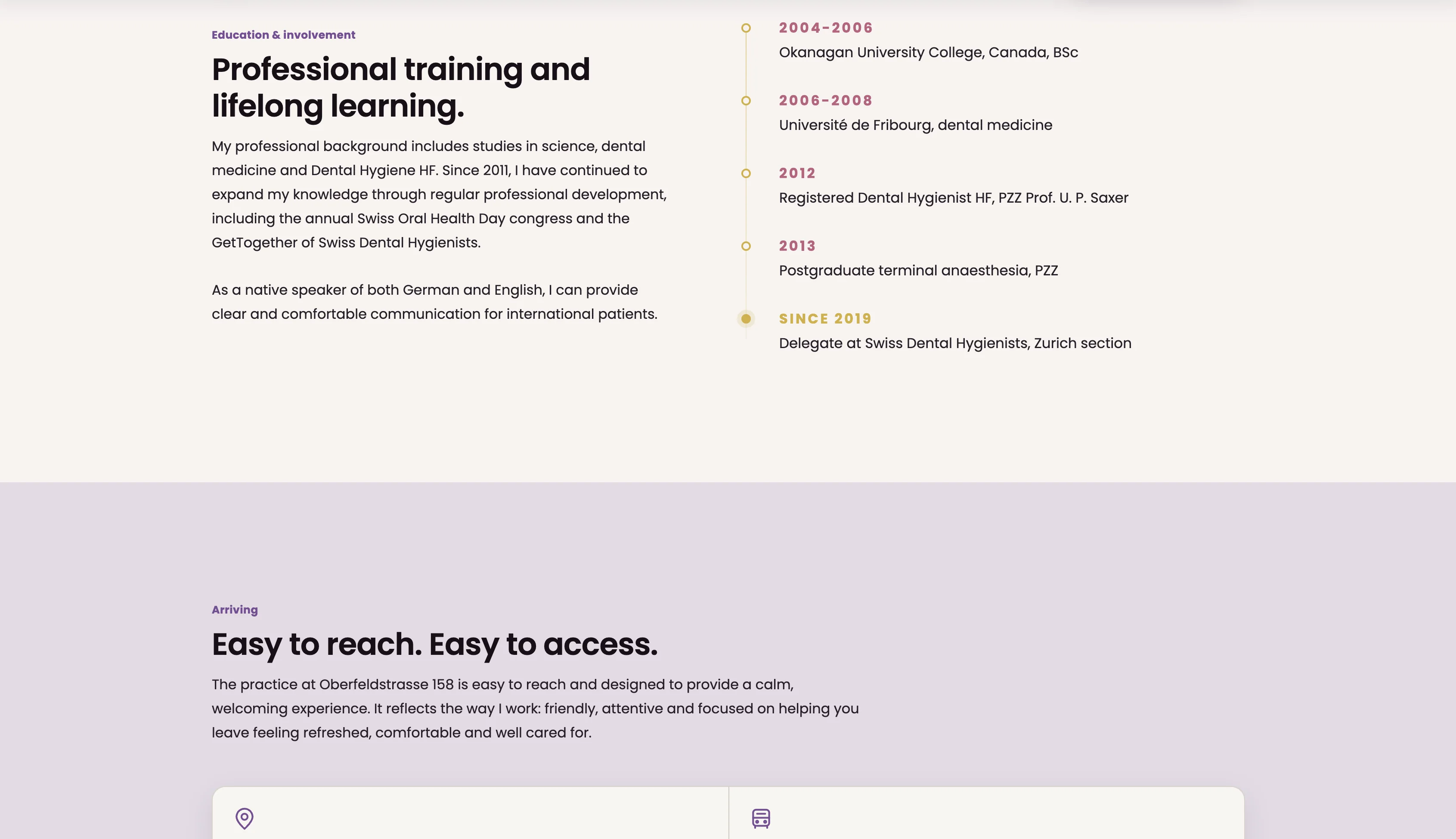 Training and practice information from DeHa Dentalhygiene
