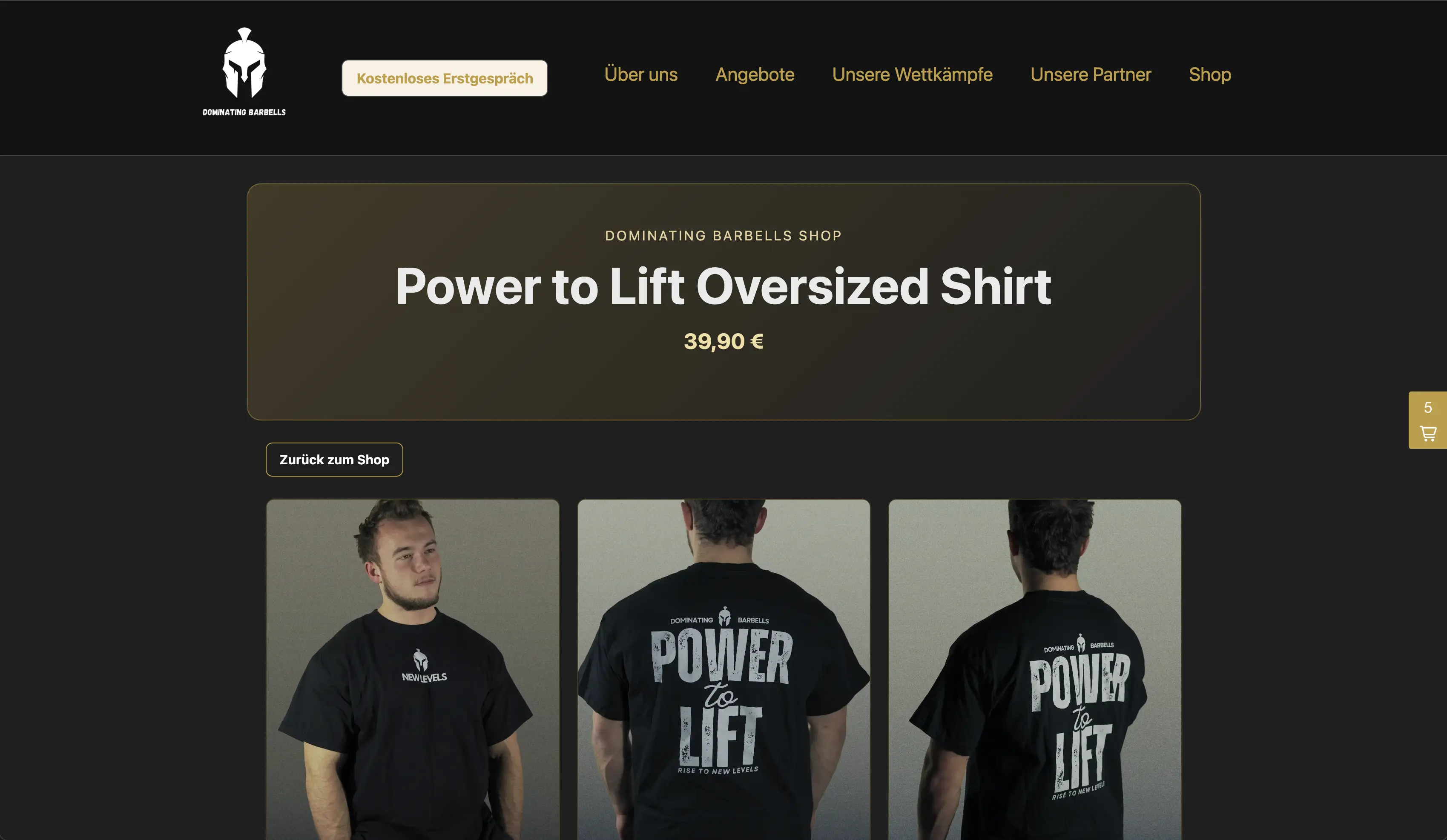 Dominating Barbells shop