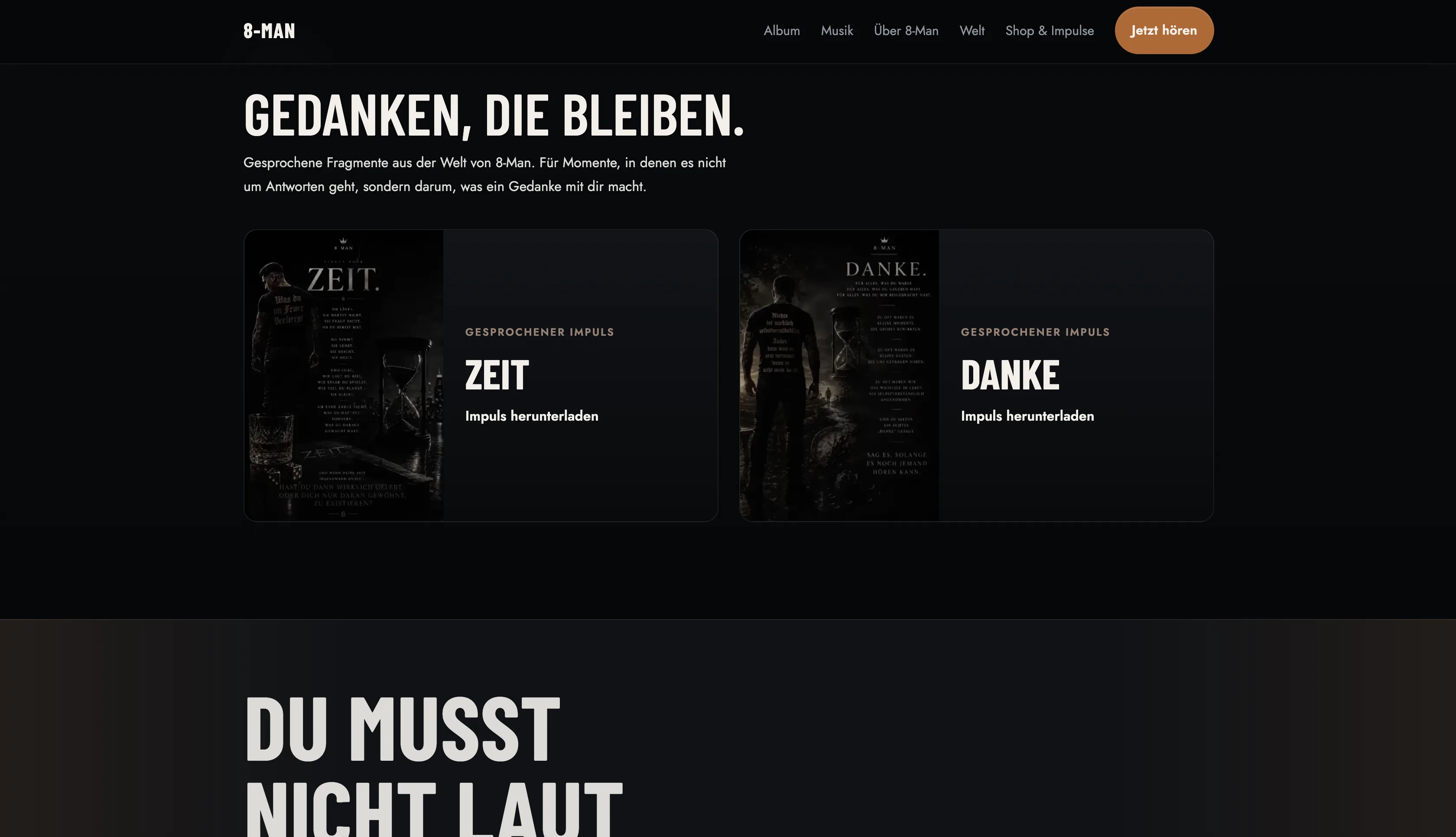Impulse area on the 8-Man website