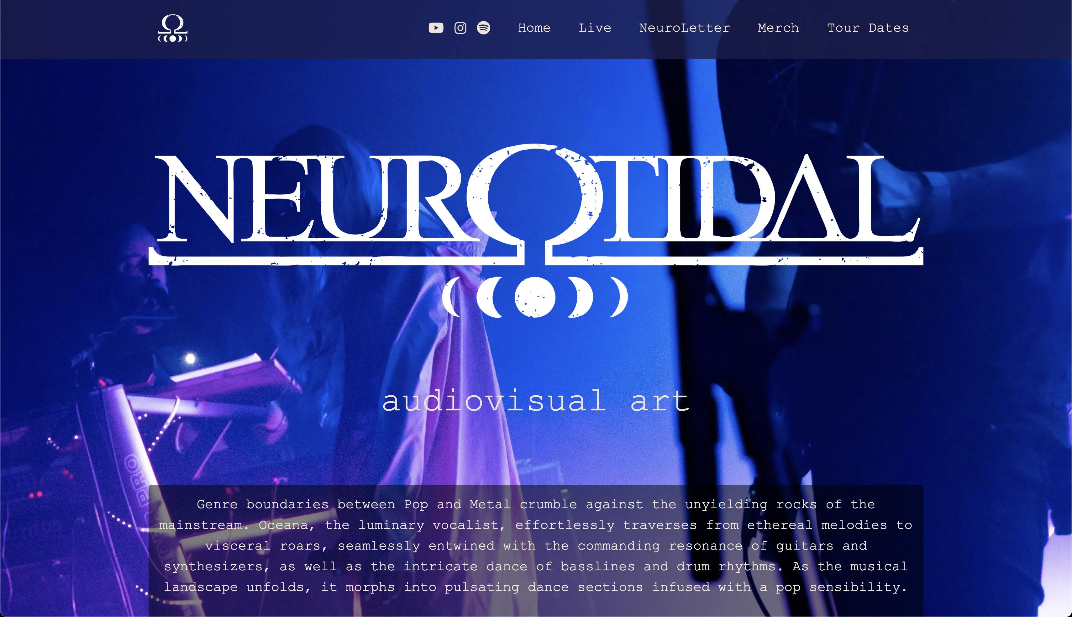 NeuroTidal homepage