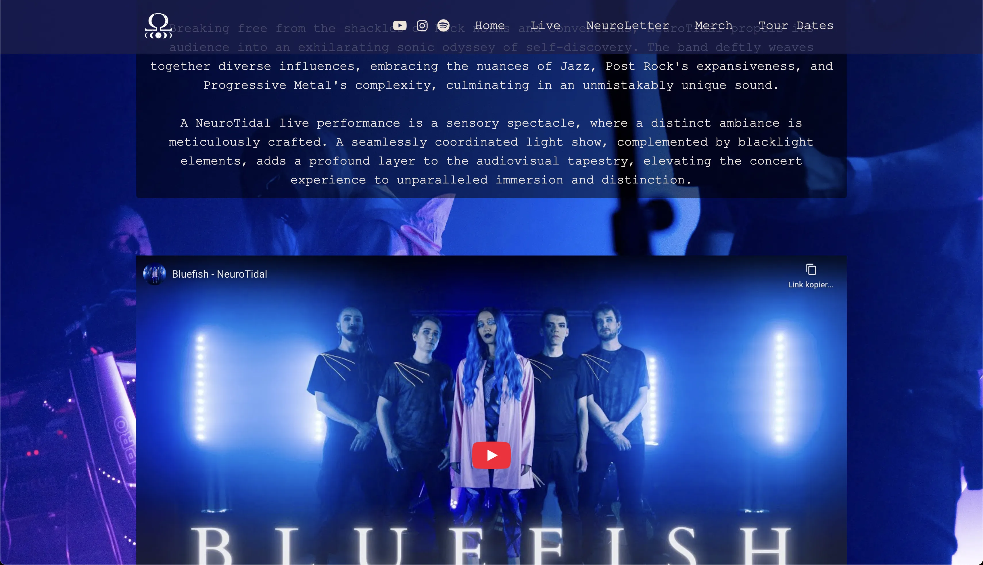 NeuroTidal press kit and content