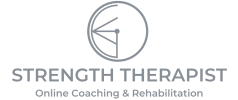 Strength Therapist logo for strength therapy and coaching
