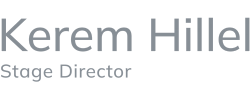 Kerem Hillel logo for contemporary stage direction