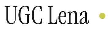 UGC Lena logo for bilingual user-generated content portfolio